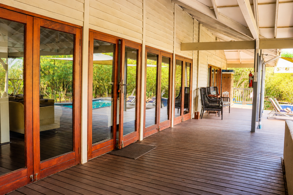 ihlathi lodge deck doors